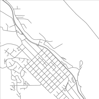 ROAD MAP OF LADYSMITH, CANADA BY MAPBAKES