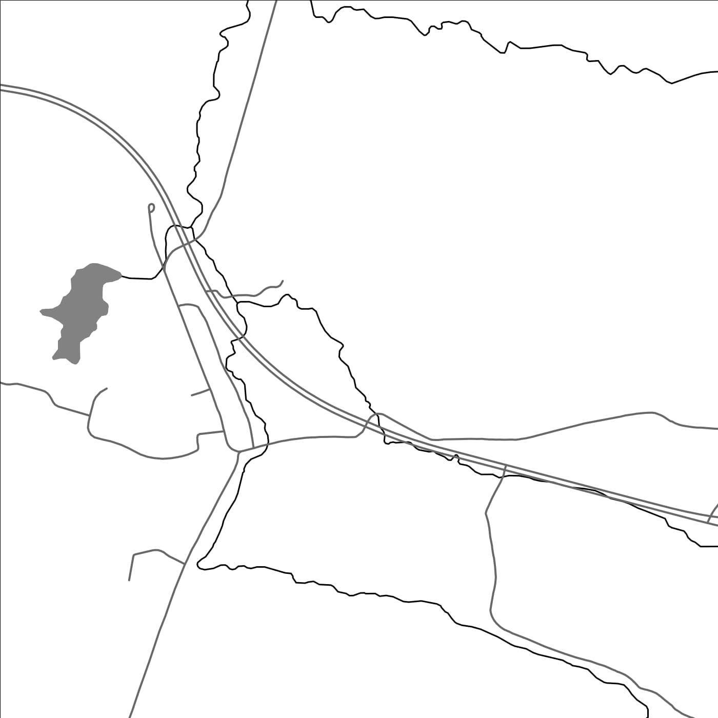 ROAD MAP OF LAROUCHE, CANADA BY MAPBAKES