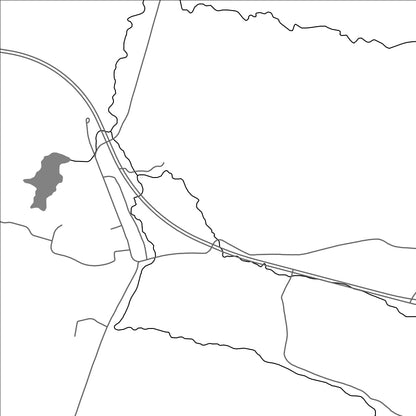 ROAD MAP OF LAROUCHE, CANADA BY MAPBAKES