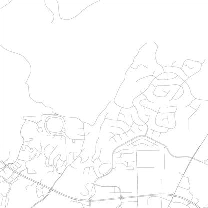 ROAD MAP OF BROOK HIGHLAND, ALABAMA BY MAPBAKES