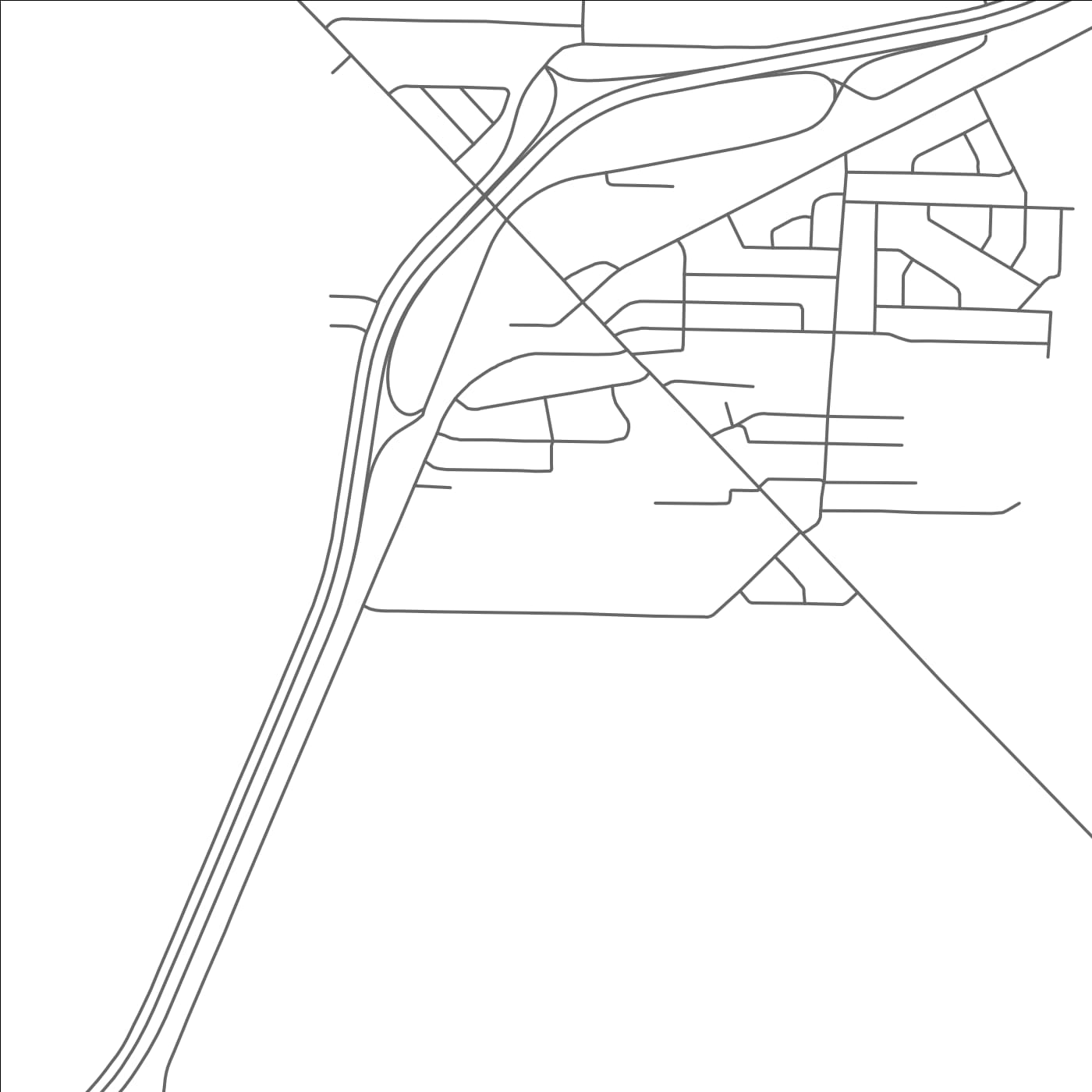 ROAD MAP OF LAURIER STATION, CANADA BY MAPBAKES