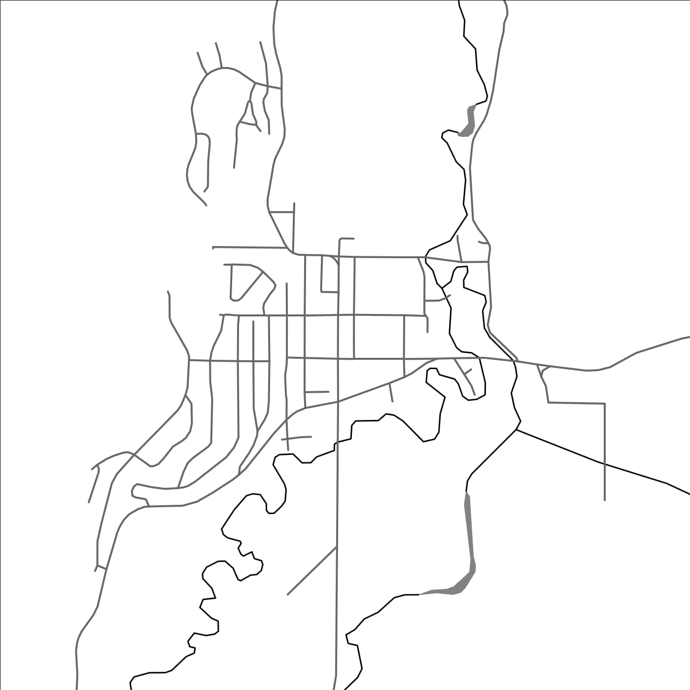 ROAD MAP OF LUMBY, CANADA BY MAPBAKES