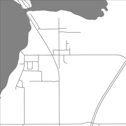 ROAD MAP OF MACDONALD MEREDITH AND ABERDEEN ADDITIONAL, CANADA BY MAPBAKES