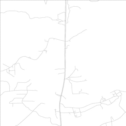 ROAD MAP OF BUCKS, ALABAMA BY MAPBAKES