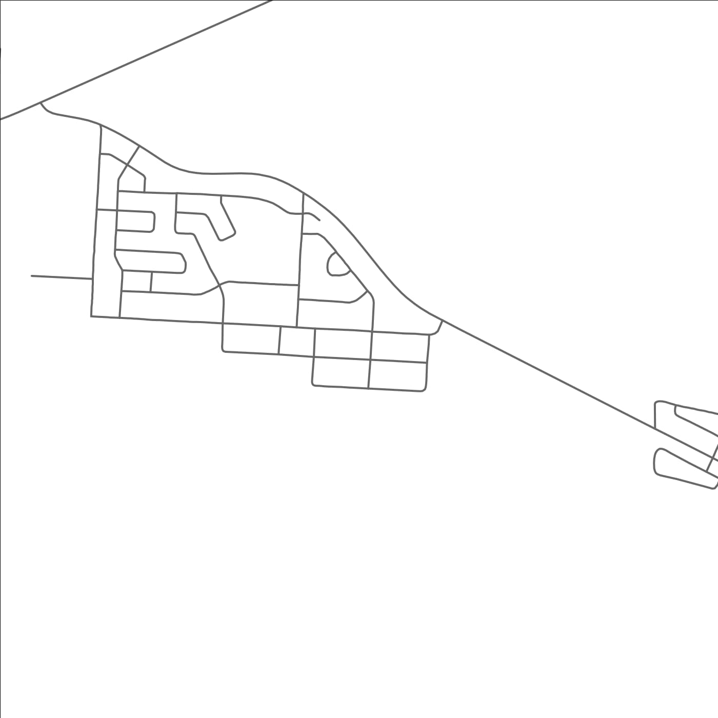 ROAD MAP OF MALIOTENAM, CANADA BY MAPBAKES