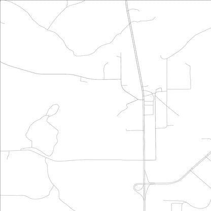 ROAD MAP OF CALVERT, ALABAMA BY MAPBAKES