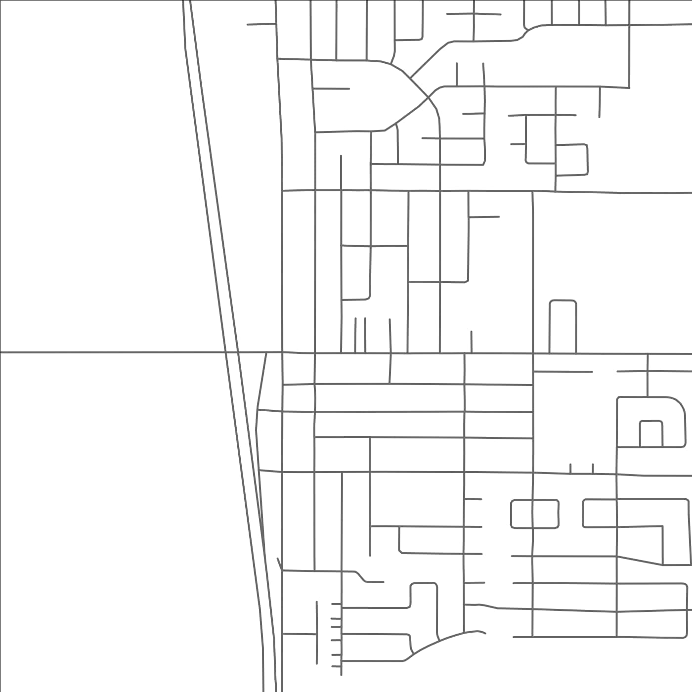 ROAD MAP OF MARTENSVILLE, CANADA BY MAPBAKES