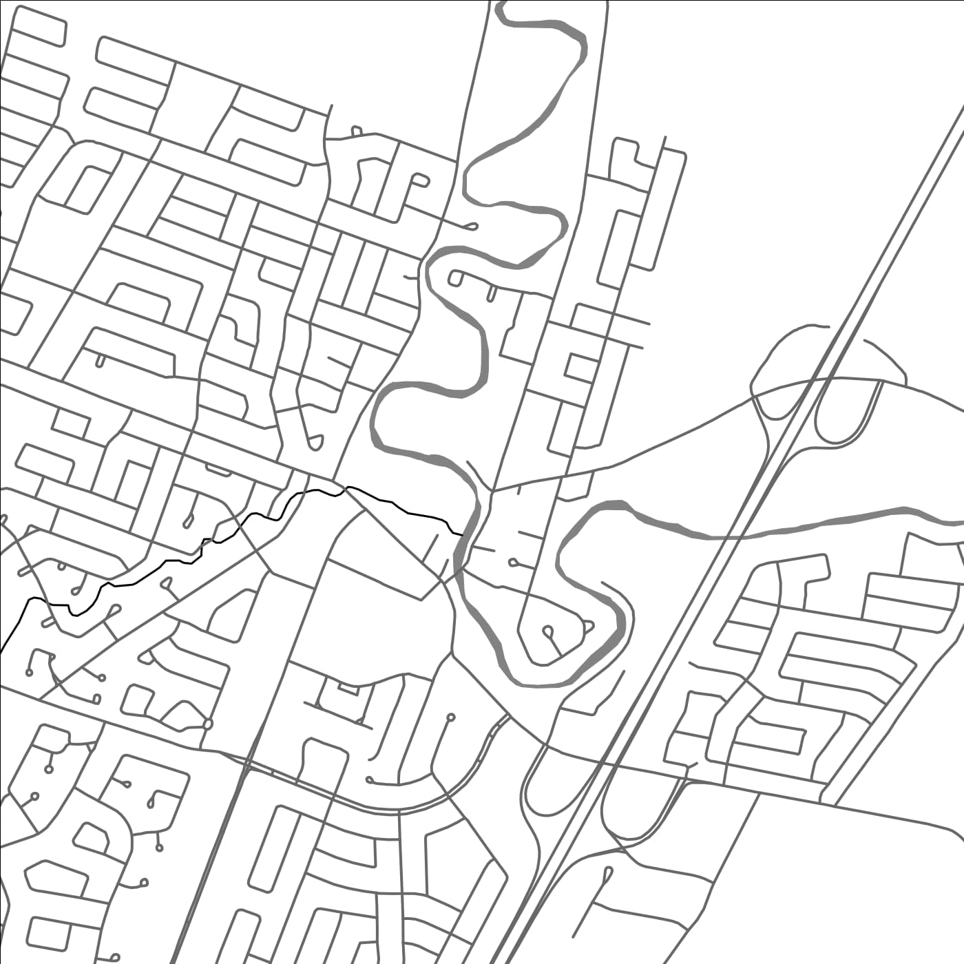 ROAD MAP OF MASCOUCHE, CANADA BY MAPBAKES