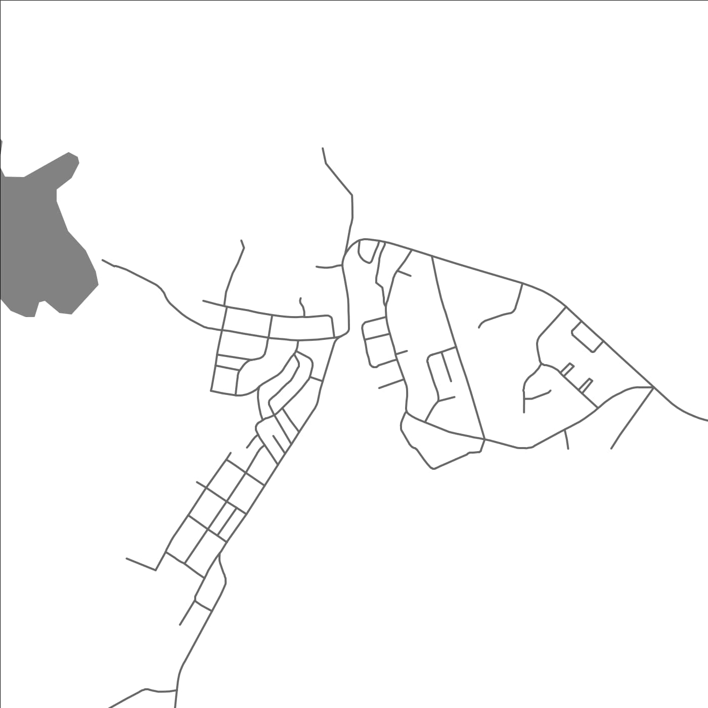 ROAD MAP OF MCADAM, CANADA BY MAPBAKES