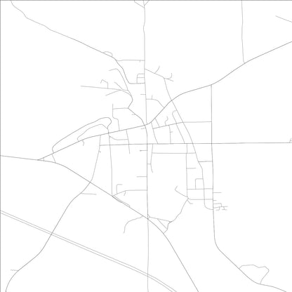ROAD MAP OF CAMP HILL, ALABAMA BY MAPBAKES