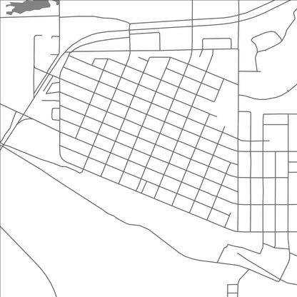 ROAD MAP OF MELVILLE, CANADA BY MAPBAKES