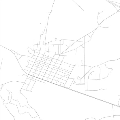 ROAD MAP OF CARBON HILL, ALABAMA BY MAPBAKES