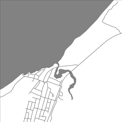 ROAD MAP OF METABETCHOUAN LAC A LA CROIX, CANADA BY MAPBAKES