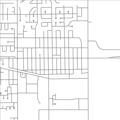 ROAD MAP OF MORDEN, CANADA BY MAPBAKES