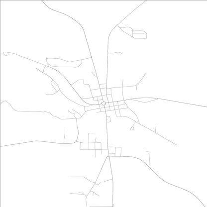 ROAD MAP OF CARROLLTON, ALABAMA BY MAPBAKES