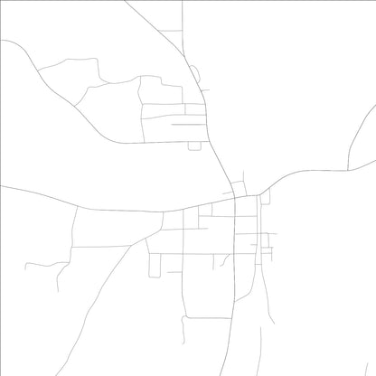 ROAD MAP OF CASTLEBERRY, ALABAMA BY MAPBAKES
