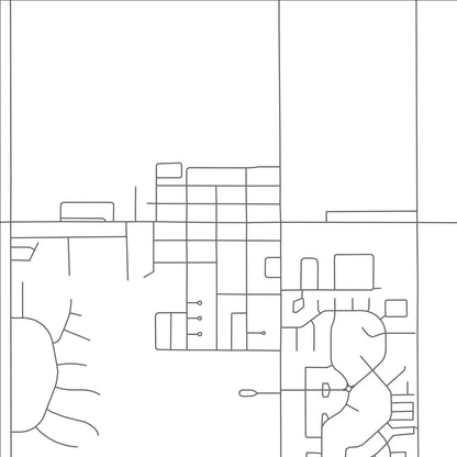 ROAD MAP OF NIVERVILLE, CANADA BY MAPBAKES