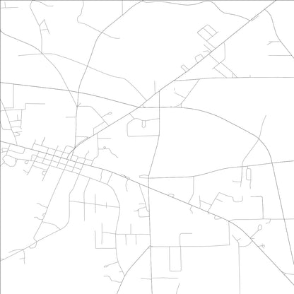 ROAD MAP OF CENTRE, ALABAMA BY MAPBAKES
