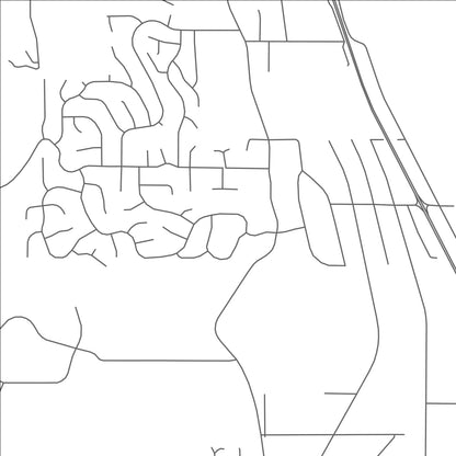 ROAD MAP OF NORTH SAANICH, CANADA BY MAPBAKES