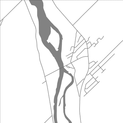 ROAD MAP OF NOTRE DAME DES PINS, CANADA BY MAPBAKES