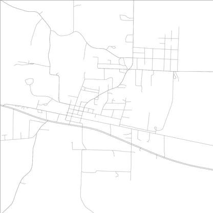 ROAD MAP OF CHEROKEE, ALABAMA BY MAPBAKES