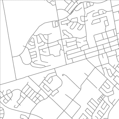 ROAD MAP OF ORANGEVILLE, CANADA BY MAPBAKES