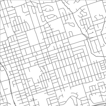 ROAD MAP OF OSHAWA, CANADA BY MAPBAKES