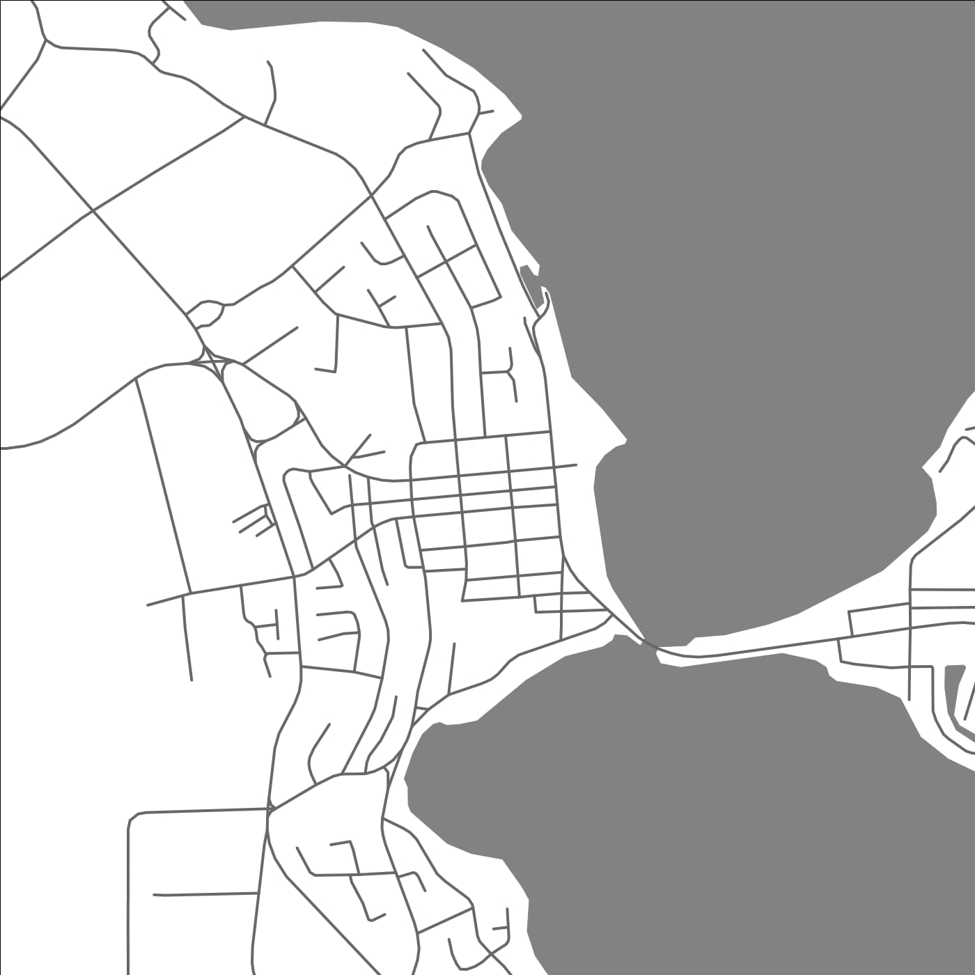 ROAD MAP OF OSOYOOS, CANADA BY MAPBAKES