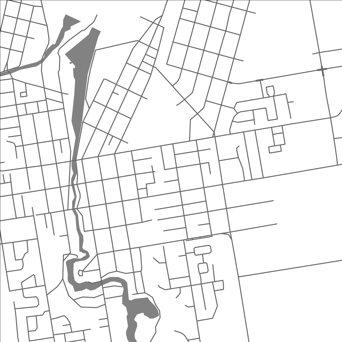 ROAD MAP OF OWEN SOUND, CANADA BY MAPBAKES