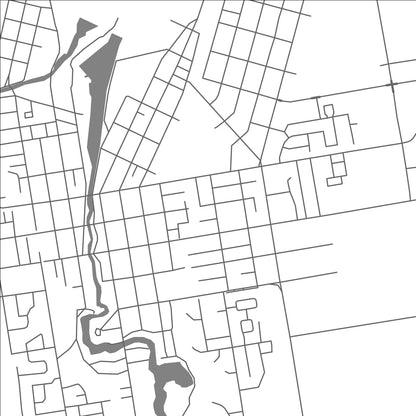 ROAD MAP OF OWEN SOUND, CANADA BY MAPBAKES