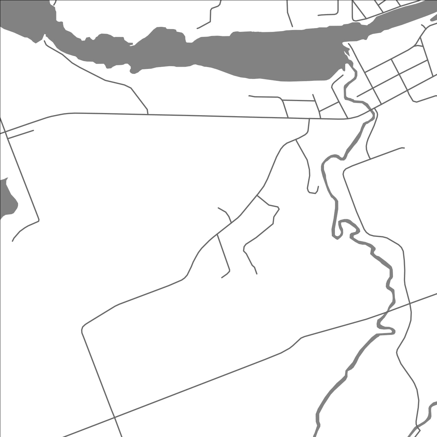 ROAD MAP OF PAPINEAU CAMERON, CANADA BY MAPBAKES