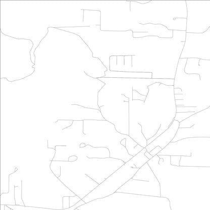 ROAD MAP OF CHOCCOLOCCO, ALABAMA BY MAPBAKES