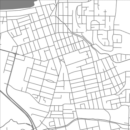 ROAD MAP OF PENTICTON, CANADA BY MAPBAKES