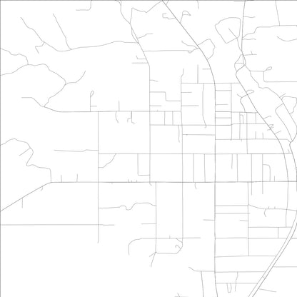 ROAD MAP OF CITRONELLE, ALABAMA BY MAPBAKES