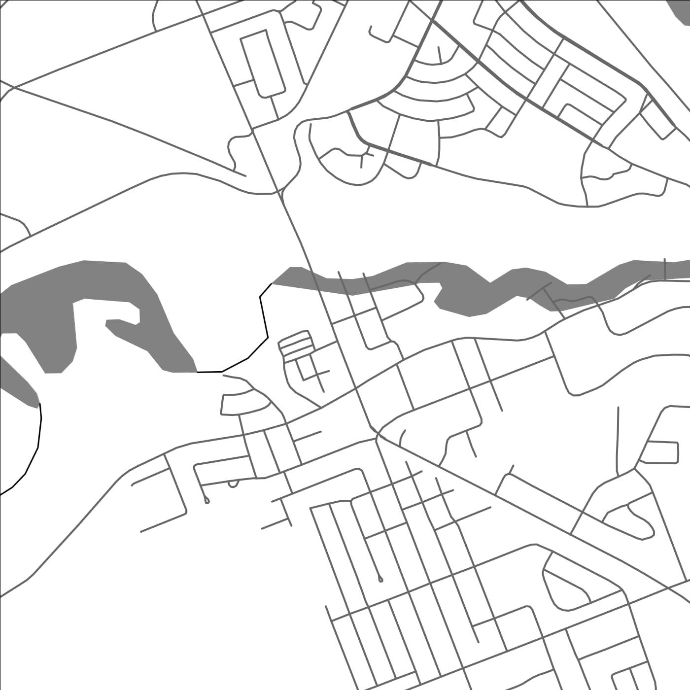 ROAD MAP OF PETAWAWA, CANADA BY MAPBAKES