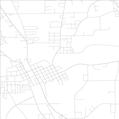 ROAD MAP OF CLANTON, ALABAMA BY MAPBAKES