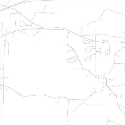 ROAD MAP OF COALING, ALABAMA BY MAPBAKES
