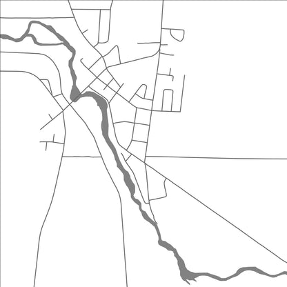 ROAD MAP OF ROXTON FALLS, CANADA BY MAPBAKES