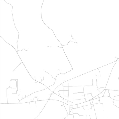 ROAD MAP OF COLUMBIANA, ALABAMA BY MAPBAKES