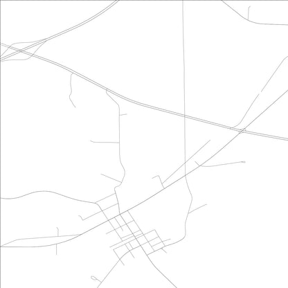 ROAD MAP OF CUBA, ALABAMA BY MAPBAKES