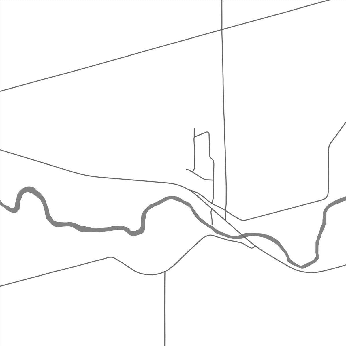 ROAD MAP OF SAINT VALERE, CANADA BY MAPBAKES