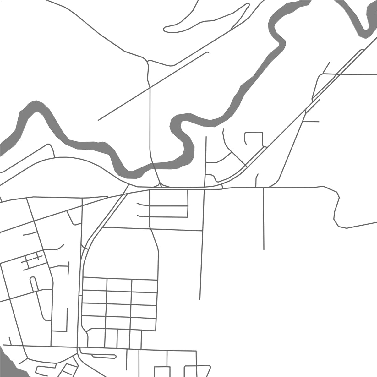 ROAD MAP OF SICAMOUS, CANADA BY MAPBAKES