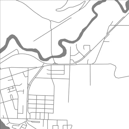 ROAD MAP OF SICAMOUS, CANADA BY MAPBAKES
