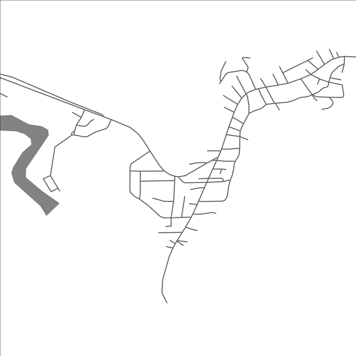 ROAD MAP OF SPRINGDALE, CANADA BY MAPBAKES