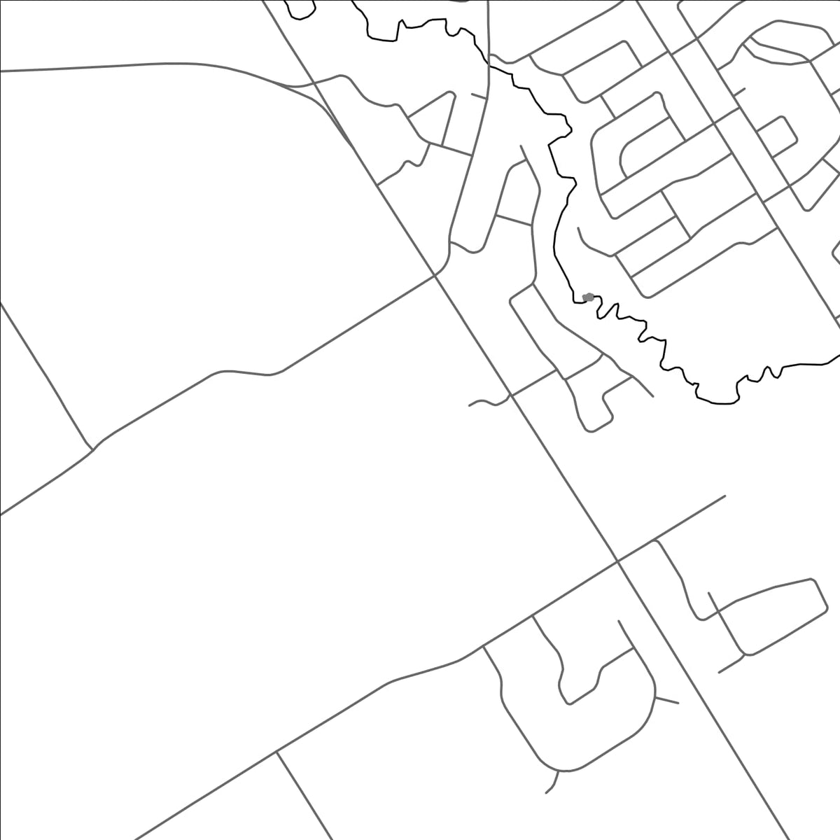 ROAD MAP OF SPRINGWATER, CANADA BY MAPBAKES