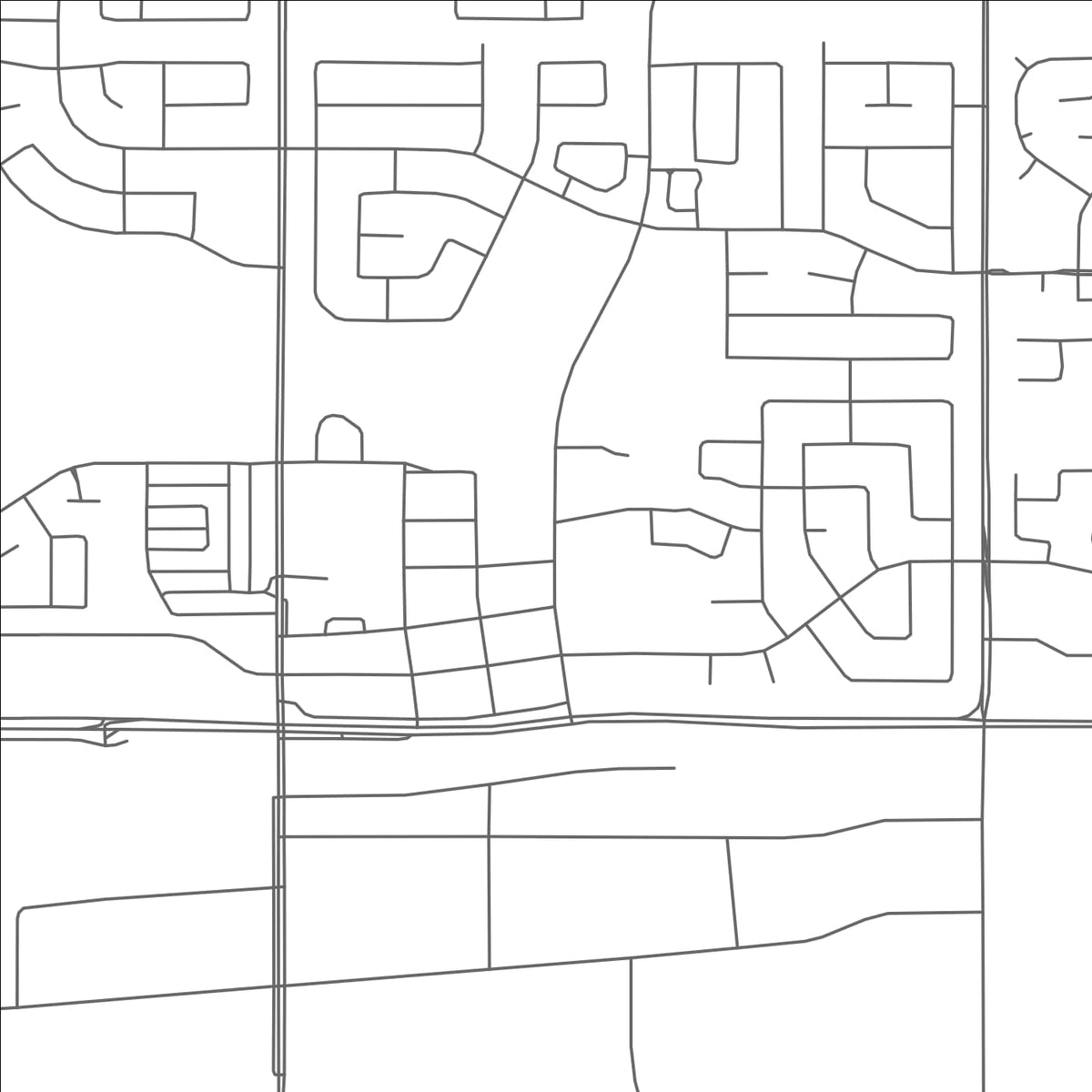 ROAD MAP OF SPRUCE GROVE, CANADA BY MAPBAKES