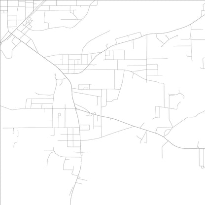 ROAD MAP OF EAST BREWTON, ALABAMA BY MAPBAKES