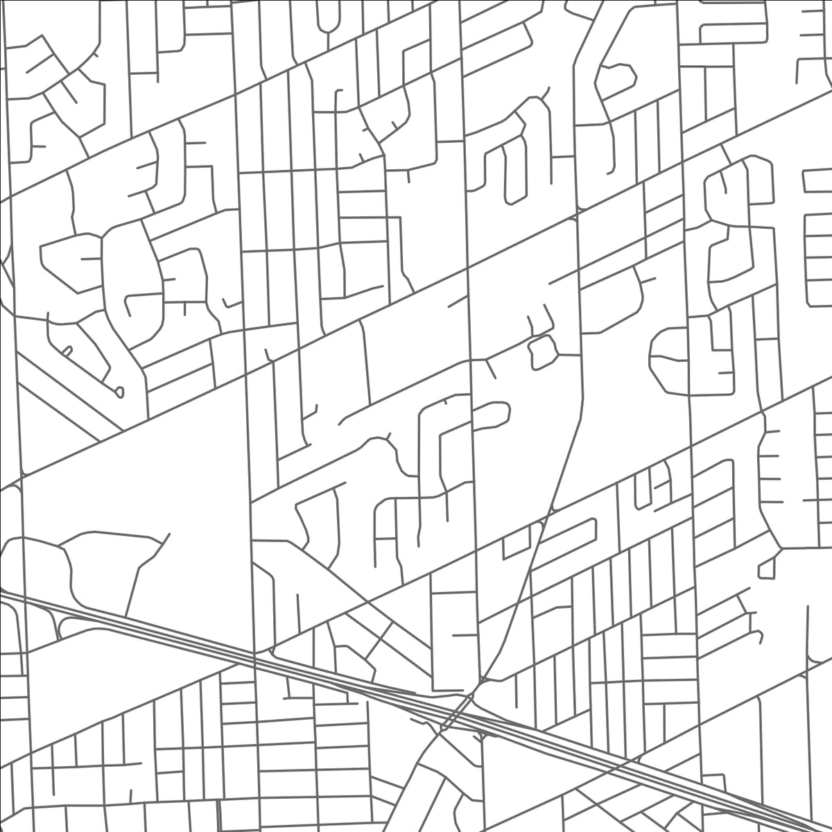 ROAD MAP OF ST CATHARINES, CANADA BY MAPBAKES