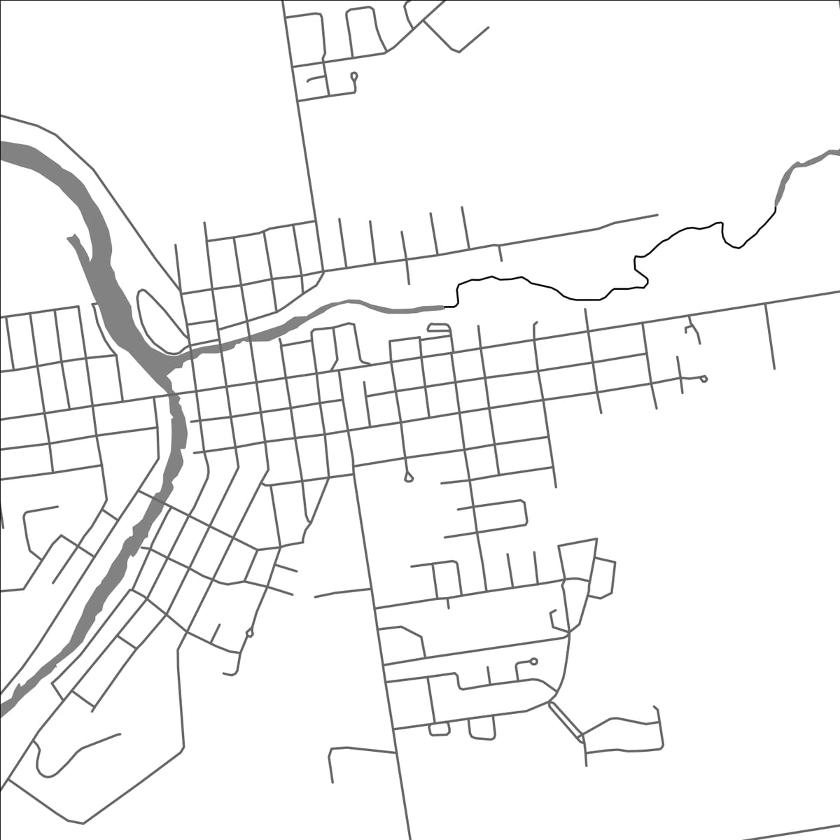 ROAD MAP OF ST MARYS, CANADA BY MAPBAKES