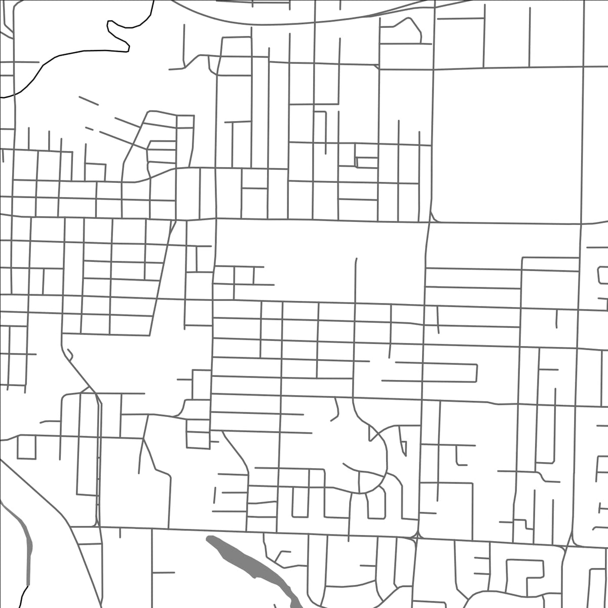 ROAD MAP OF ST THOMAS, CANADA BY MAPBAKES